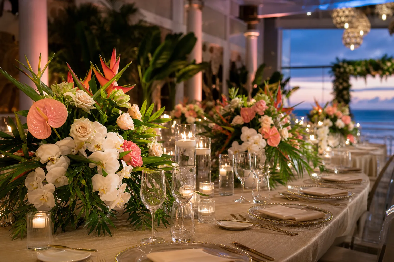 Corporate event florals